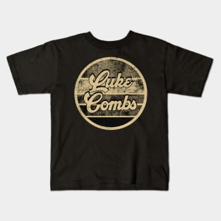 Luke Combs Art drawing Kids T-Shirt